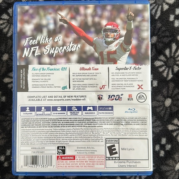 PS4 Madden 20 - Picture 2 of 4